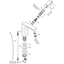 Hansgrohe Urquiola Einhandmischer Chrom