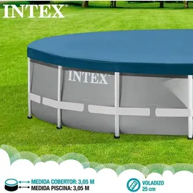 Intex Poolabdeckung blau Ø 305 cm