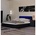 LED Bett NUBE mit Schubladen und Matratze - Farbe: schwarz, Größe: 180 x 200 cm, Ausführung: mit Matratze