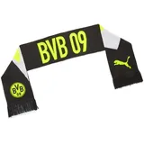 Puma Borussia Dortmund Essentials Schal onesize, Black Yellow alert), - OSFA