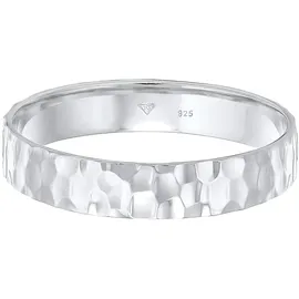 KUZZOI Silberring "Bandring Herrenring Freundschaftsring 925 Silber" Gr. 62, silber, Fingerringe, Herren, 62mm, ohne Stein, Silber 925 (Sterlingsilber), 4mm, Silberring
