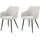 xonox.home Stuhl Lea Webstoff creme 2er Set