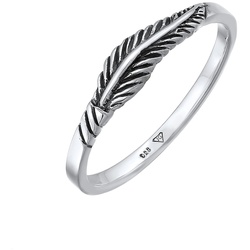 Elli Feder Flügel Boho Trend Festival 925 Silber Ringe   Damen 