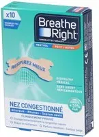 BreatheRightMenthol-Bandelettenasaleadhésive,mentholéepournezcongestionné.mediu Poudre Et Solvant Pour La Production D'Une Solution De Perfusion 10 pc(s)