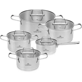 gerlach 1760 AMBIENTE Topf-Set 5-tlg. Kochtopf + Kochtopf + Kochtopf + Kochtopf + Kochtopf