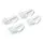 Prym Runners with Pleat Hook, 8mm, White, 20Items