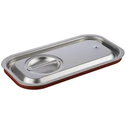 APS  GN 1/3 Transport-Steck-Deckel 32,5 x 17,6 cm, Chrom-Nickel-Edelstahl