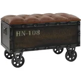 vidaXL Bettbank Vintage Braun 80,5 x 41 x 50 cm