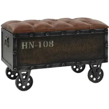 vidaXL Bettbank Vintage Braun 80,5 x 41 x 50 cm