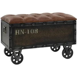 vidaXL Bettbank Vintage Braun 80,5 x 41 x 50 cm