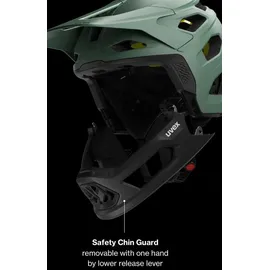 Uvex Revolt MIPS 52-57 cm all black matt