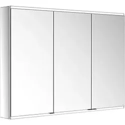 Keuco Royal Modular 2.0 Spiegelschrank 800321131100300 1300 x 900 x 160 mm, 1 Steckdose, 1 Doppel-USB-Ladestelle, Wandvorbau, 3-türig, DALI