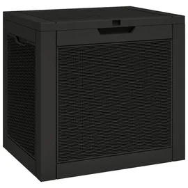 furnicato Gartenbox 55,5 x 43 x 53 cm 1-tlg. Schwarz