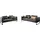 Candy Couch Leder 2,5-Sitzer + 3-Sitzer Braun