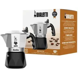 Bialetti Brikka Evolution Mocha Kaffeekanne - Doppeltes Ventil unter Druck - Zur Zubereitung