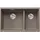 Blanco Subline 430/270-U links Unterbau granit tartufo Handbetätigung 755 x 460 mm