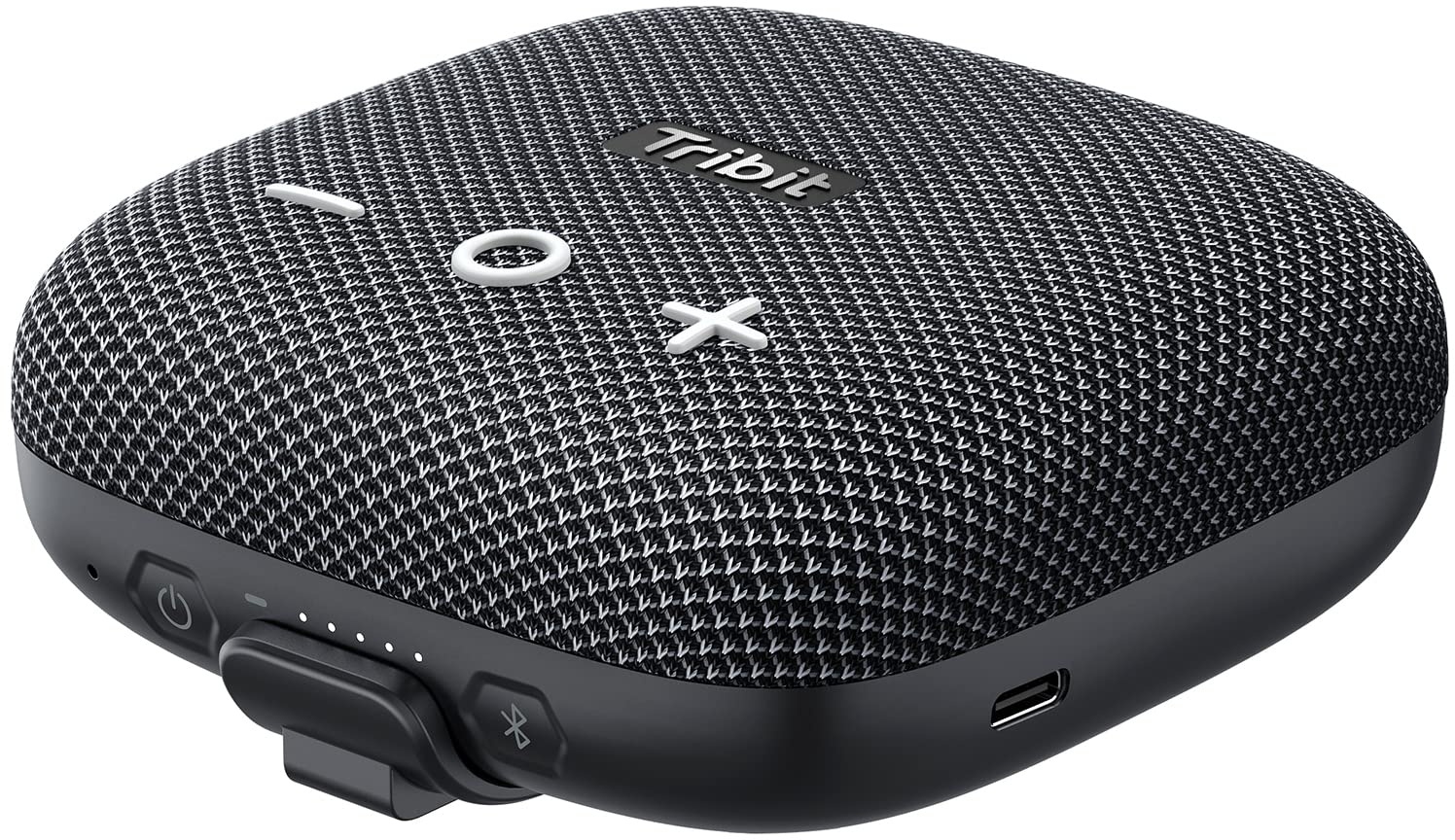 Tribit Bluetooth Portable Lautsprecher StormBox Micro 2 IP67 wasserdichte mit leistungsstarkem kabellosem Stereo-Pairing und integriertem XBass für Outdoor-Reisen und Radfahren