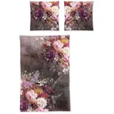 IRISETTE Flausch-Cotton Bettwäsche Zobel ca. 155x220cm in Farbe multi