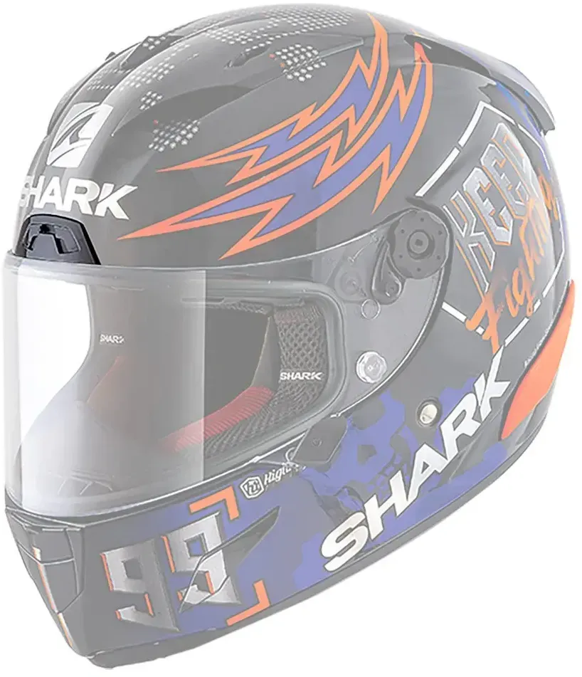 Shark Race R Pro Lorenzo Catalunya Gp 2019 Helm-front Belüftung - Black / Red / Blue - One Size