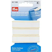 Prym Prym, Gold-Zack Gummiband, extra weich, Breite: 15 mm, 2 m,