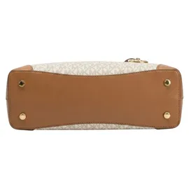 Michael Kors Murphy Large Umhängetasche Kunstleder Beige/Weiß