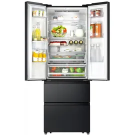 Hisense RF632N4WFE French Door (485 l, 2000 mm hoch, Schwarz)