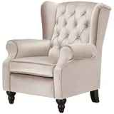Sofa.de Ohrensessel Samt ¦ rosa/pink ¦ Maße (cm): B: 83 H: 102 T: 89.0