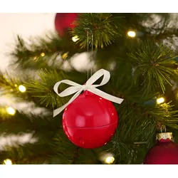 Tchibo - Singende Weihnachtskugel - weiß