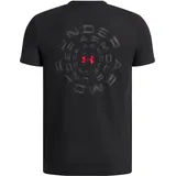 Under Armour Jungen T-Shirt UA B WM Blur SS 6009269-001 160-170 - Black/Red - 160-170