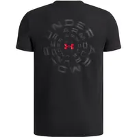 Under Armour Jungen T-Shirt UA B WM Blur SS 6009269-001 160-170 - Black/Red - 160-170