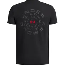 Under Armour Jungen T-Shirt UA B WM Blur SS 6009269-001 160-170 - Black/Red - 160-170