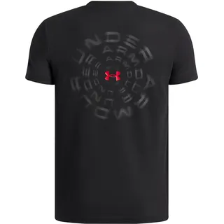 Under Armour Jungen T-Shirt UA B WM Blur SS 6009269-001 160-170 - Black/Red - 160-170