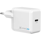 XLayer 20W USB C Ladegerät mit Power Delivery Weiß Schnellladen für ipad iPhone 13 Mini 13 Pro Max 12 11 SE XS, Android geräte Tabs USBC Power Adapter Ladeadapter Ladestecker Netzteil Charger Kabel