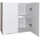 Hti-Living Küchenhängeschrank Jenna 60 x 32 x 60 cm Weiß