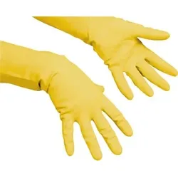 Naturlatex-Handschuhe Vileda Ultraprotectors gelb, Größe medium 7.5.