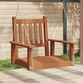 vidaXL Garten-Hängestuhl Braun 2-Sitzer
