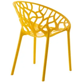 CLP Gartenstuhl Hope Sessel 59 x 59 x 80 cm gelb 2 St.