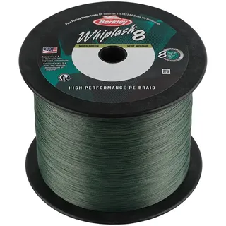 Berkley Whiplash8 Angelschnur, 0,14 mm - 19,2 kg - 2188 yr, Grün