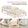 Homestyle4u Holzbett 90 x 200 cm Braun