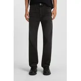 HUGO BOSS HUGO BLUE "Jonah", Herren, Gr. 32, Länge 32, charcoal015, Denim/Jeans, Obermaterial: 100% Baumwolle, unifarben, regular fit lang, Jeans, regular fit