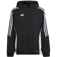 adidas Regenjacke Tiro 24 Schwarz/Weiß 140