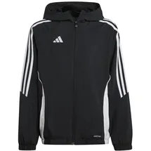 adidas Regenjacke Tiro 24 Schwarz/Weiß 140