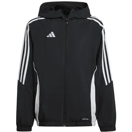 adidas Regenjacke Tiro 24 Schwarz/Weiß 140
