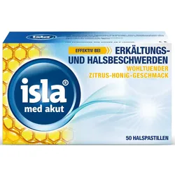 isla med akut Zitrus-Honig 50 St Pastillen