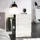 Vladon Nachtschrank Queens 60 x 63 x 36 cm Weiß