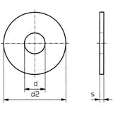 TOOLCRAFT Unterlegscheibe 6.4 mm 18 mm Kunststoff 100 St. 6,4 D9021 POLY 194738