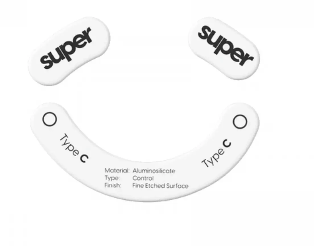 Superglide Type-C Skates für Razer DeathAdder V3 Pro