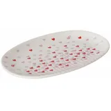 Boltze Servierplatte Herzen SHERINE - rot & orange