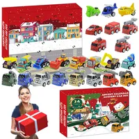 Adventskalender 2023 für Kinder, 24 Tage ToyTruck Car Adventskalender 2 3 4 5 6 7 8 Jahre alte Jungen 2–8 Jahre alte Jungen Mädchen Geschenke Kinderspiel Baufahrzeuge Kinder