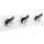 Vitra Istanbul Hakenleiste Wandmontage Chrom A48012